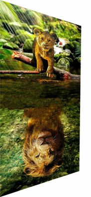 Disney Filme König der Löwen Simba Leinwand Wandbilder -Hochwertiger Kunstdruck