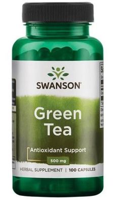 Swanson Grüner Tee Extrakt 100 Kapseln Antimonoxids und Diät