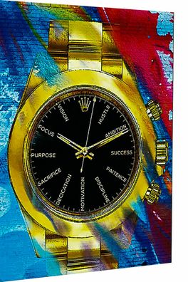Leinwand Bilder Rolex Uhren Abstrakt Wandbilder - Hochwertiger Kunstdruck