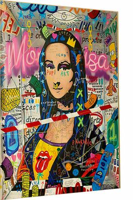 Leinwand Pop Art Kunst Lifestyle Bilder Wandbilder - Hochwertiger Kunstdruck