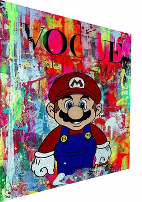 Pop Art Kunst Mario Kart Leinwand Bilder Wandbilder - Hochwertiger Kunstdruck