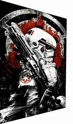 Sturmtruppler Star Wars Leinwand Bilder Wandbilder - Hochwertiger Kunstdruck