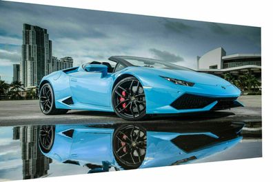 Lamborghini Huracan Autos Leinwand Bilder Wandbilder - Hochwertiger Kunstdruck