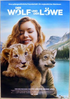 Der Wolf und der Löwe - Original Kinoplakat A0 - Molly Kunz - Filmposter