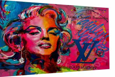 Abstrakt Marilyn Monroe Leinwand Bilder Wandbilder - Hochwertiger Kunstdruck