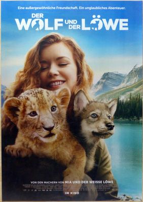 Der Wolf und der Löwe - Original Kinoplakat A1 - Molly Kunz - Filmposter