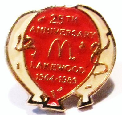 Mc Donald´s - Lakewood - 25. th Anniversary - Pin 20 x 19 mm