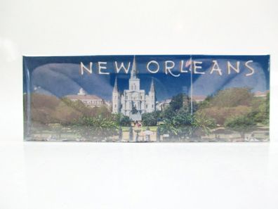 New Orleans Panorama Foto Magnet USA Souvenir Amerika Neu (228)