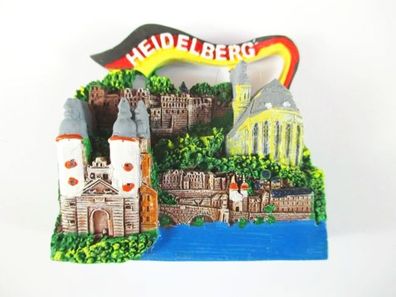 Heidelberg Magnet Reise Souvenir Germany , Heiliggeistkirche, Schloss !