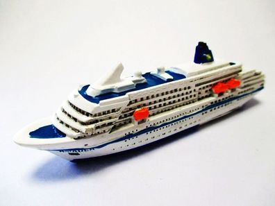 Schiff Modell Kreuzfahrtschiff MS Amadea 12 cm Polyresin Cruise Ship NEU