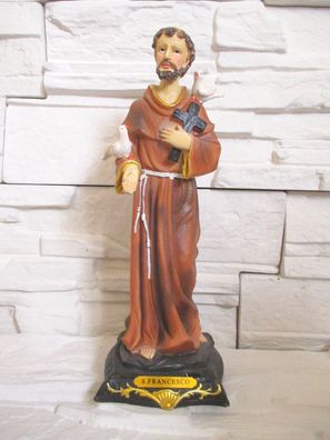 Heiliger Franziskus Ordensbruder 30 cm Religion Kirche Figur Skulptur !!