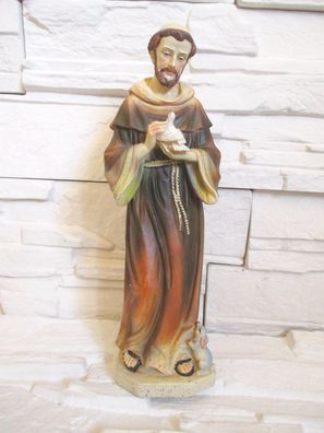 Heiliger Franziskus Ordensbruder 30 cm Religion Kirche Figur Skulptur
