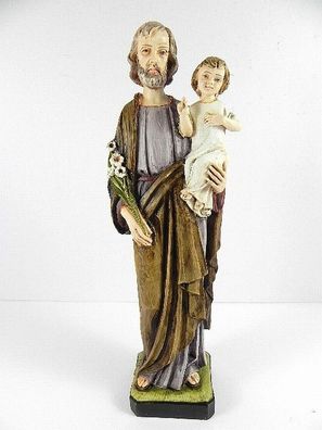 Josef mit Kind Guiseppe,32 cm Statue, Made in Italy statuette, neu