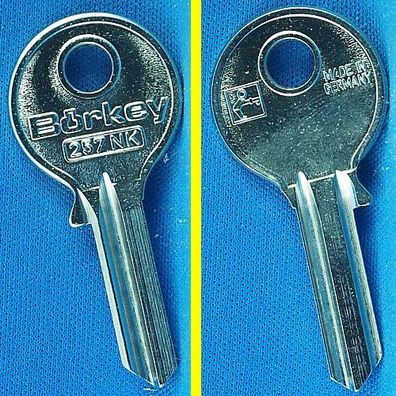 Schlüsselrohling Börkey 257 NK für verschiedene Ass, Basi, Bartoletti, CES, Dom ...