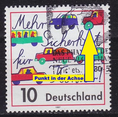 Germany BUND [1997] MiNr 1954 F6B ( O/ used ) [05] Plattenfehler