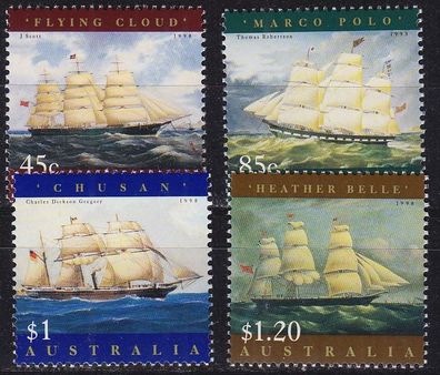 Australien Australia [1998] MiNr 1677-80 ( * */ mnh ) Schiffe