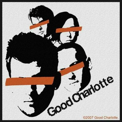 Good Charlotte Faces Aufnäher Patch NEU & Official!