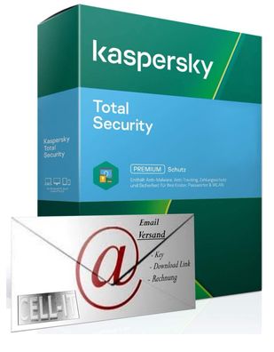 Kaspersky Total Security 2023 / 2024 • 1 PC • 1 Jahr • Download • NEU