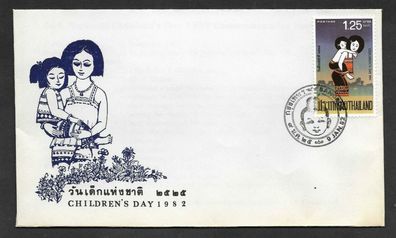 FDC Thailand Kindertag 9.1.1982