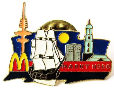 Mc Donald´s - Markt Nord - Skyline - Pin 28 x 21 mm