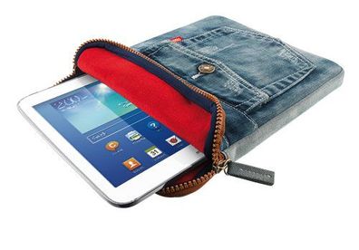 Trust Jeans Sleeve - Hülle für 10" Tablets (z.B. iPad Air, Galaxy Tab 4 10.1, ...