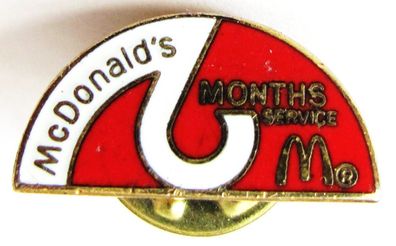 Mc Donald´s - Months Service - Pin 19 x 10 mm