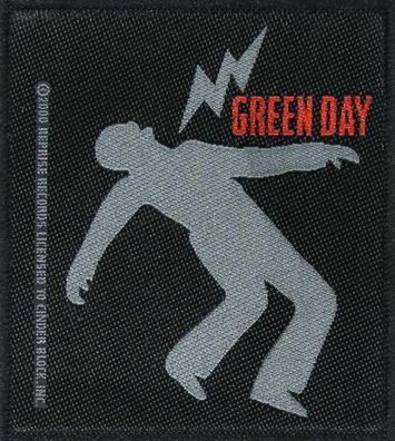 Green Day Lightning Bolt official Aufnäher Patch Rock Punk