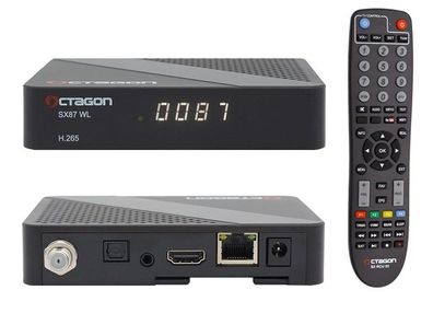 SX87 WL Full HD IP H.265 Linux WiFi LAN HDMI DVB-S2 Sat IP Receiver