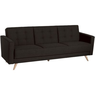 Sofa 3-Sitzer mit Bettfunktion Karisa Buche/ schoko 21950