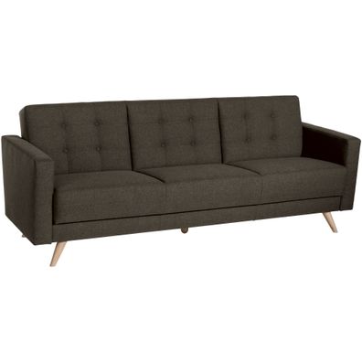 Sofa 3-Sitzer mit Bettfunktion Karisa Buche/ braun 21911