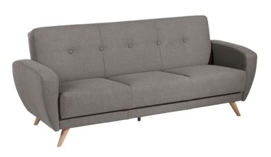Sofa 3-Sitzer mit Bettfunktion Karen Buche/ grau 21847