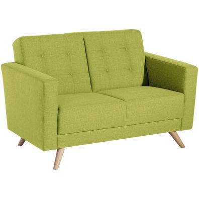 Sofa 2-Sitzer Karisa Bezug Flachgewebe Buche/ apfel 21946