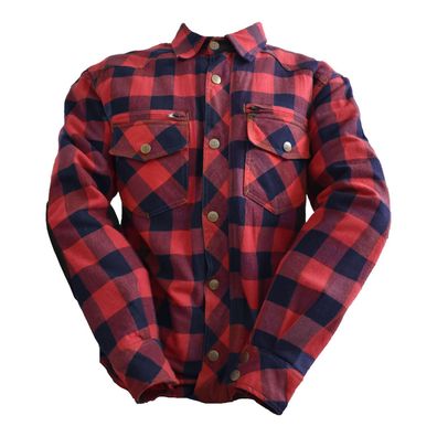 Bores Lumberjack Jacken-Hemd blau / rot Herren