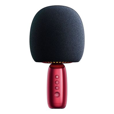 Joyroom kabelloses Karaoke-Mikrofon mit Bluetooth 5.0 2500mAh Lautsprecher rot