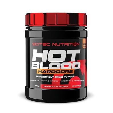 Hot Blood Hardcore 375g Pre Workout Booster