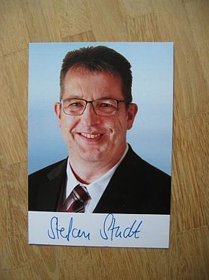 Schleswig-Holstein Minister SPD Stefan Studt - handsigniertes Autogramm!!!