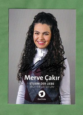 Merve Cakir (Sturm der Liebe ) - persönlich signiert