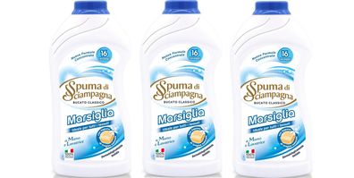 Spuma di Sciampagna Marsiglia Waschmittel 3 x 800 ml für 16 Waschgänge