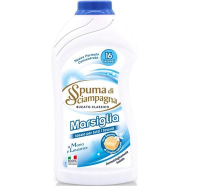 Spuma di Sciampagna Marsiglia Waschmittel 800 ml für 16 Waschgänge