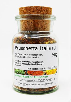 Bruschetta Italia rot 50g im Glas Gewürzkontor München