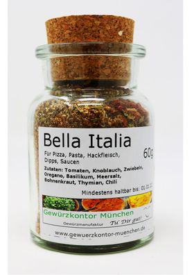 Bella Italia, Pastagewürz 60g im Glas