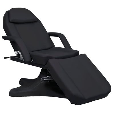 vidaXL Massagetisch Schwarz 180x62x(86,5-118) cm