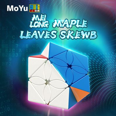 MoYu Meilong Maple Leaves SKEWB - stickerless - Zauberwürfel Speedcube Magische