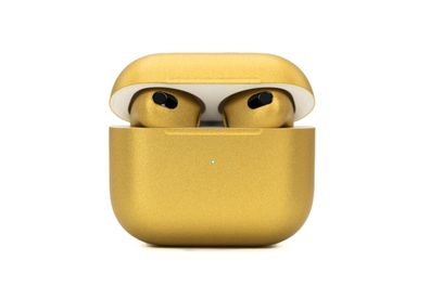 Apple AirPods 3 mit MagSafe Ladecase, In-ear Kopfhörer Bluetooth - Gold Matt
