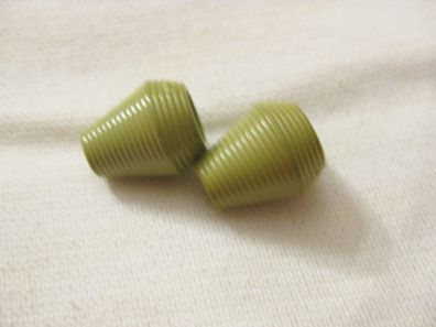 1Kunststoffknopf Kordelstopper olive 18x16mm Nr. 4647