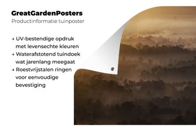 Gartenposter - 180x120 cm - Nebel über Java (Gr. 180x120 cm)