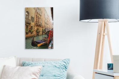 Leinwandbilder - 20x30 cm - Venedig - Italien - Gondel (Gr. 20x30 cm)