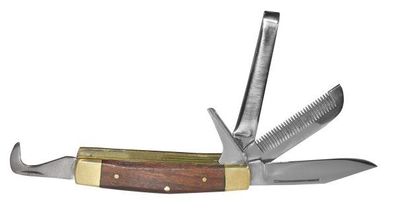 Reitermesser mit Holzgriff, mit versch. Messer, verpackt
