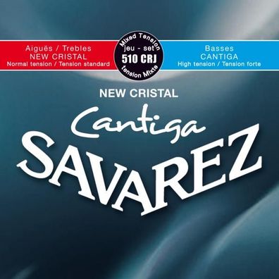 Savarez 510CRJ New Cristal Cantiga - mixed tension - Saiten für Konzertgitarre