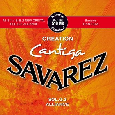 Savarez 510MR Creation Cantiga - normal tension - Saiten für Konzertgitarre